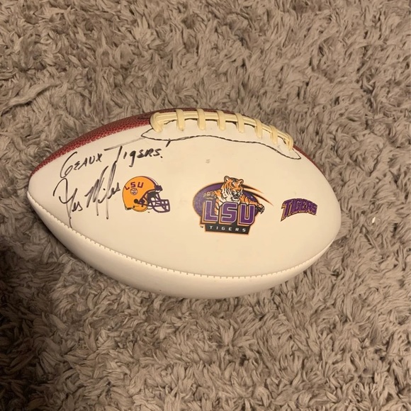 Signed by Les Miles LSU football